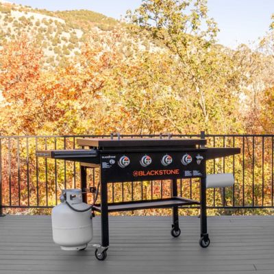 Image showing 5 th Blackstone 4-Burner Propane Gas Flat Top Griddle, 36 in., Black