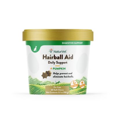 NaturVet Hairball Aid Plus Pumpkin Cat Treats, 60 ct. Help my cat