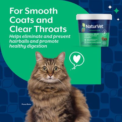 Image showing  Hairball Aid Plus Treats for Cats, Pumpkin Flavor, 60 ct.