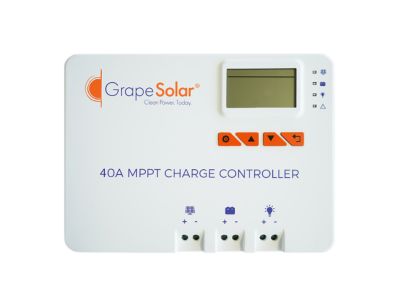 Grape Solar Zenith 12/24V 40A MPPT Solar Charge Controller for Off-Grid Solar System