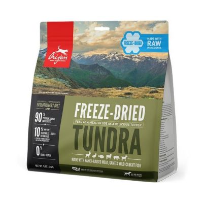 Image showing 8 th ORIJEN Grain Free Tundra Adult Freeze Dried Dog Food