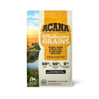 ACANA 22.5 lb. Wholesome Grains Free Run Poultry Best Dog food ever