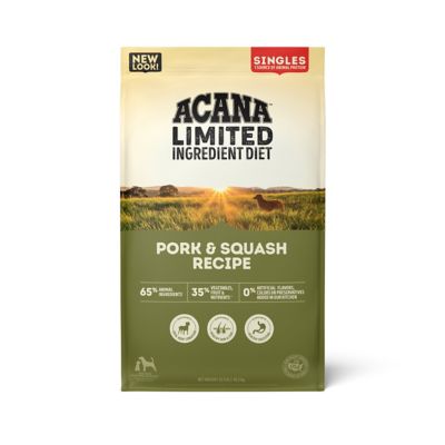 ACANA Pork & Squash Dog Food, 22.5 lb. Bag