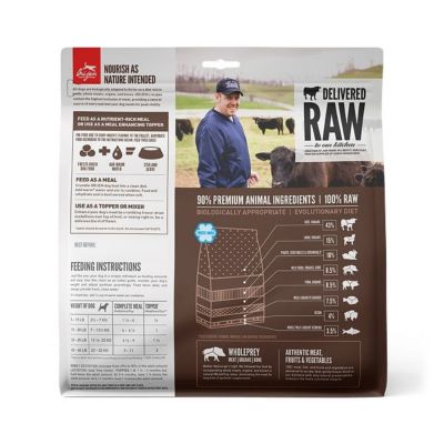 Image showing 11 th ORIJEN Regional Red Freeze Dried Dog Food