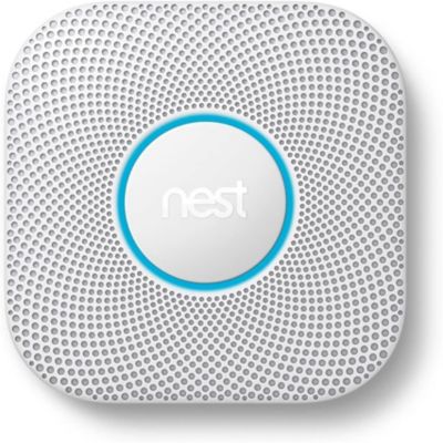 Nest Google Protect 2nd Generation Battery Smart Smoke and Carbon Monoxide Alarm, Wi-Fi and Bluetooth LE Connectivity