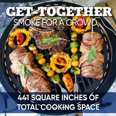 Even Embers Pellet Fueled Ceramic Egg Grill 16 Lb Pellet Hopper Capacity Egg1000as At Tractor Supply Co