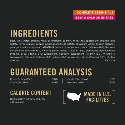 Image showing 5 th Purina Pro Plan Complete Essentials Classic Beef and Salmon Entree Wet Dog Food, 13 oz.