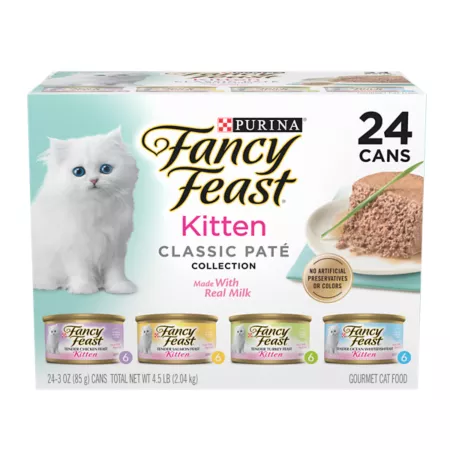 Fancy Feast Kitten Variety pk 24 ct Wet Cat Food