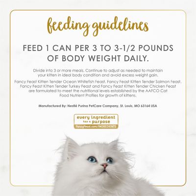 Image showing 9 th Purina Fancy Feast Kitten Variety pk., 24 ct.
