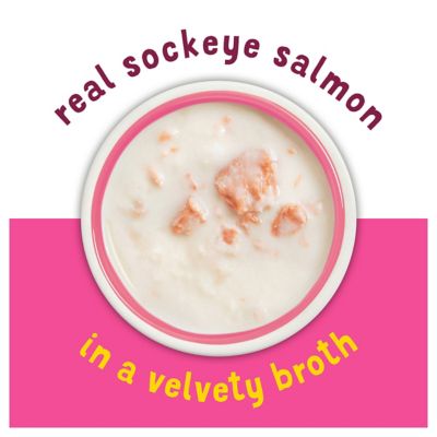 Image showing  Lil' Soups All Life Stages Sockeye Salmon in Chicken Broth Lickable Wet Cat Treat, 1.2 oz.