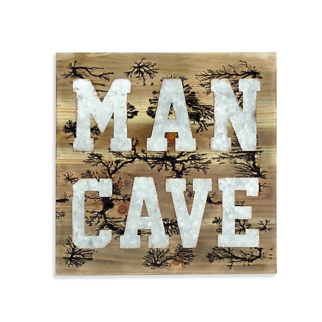 Slice of Akron Man Cave Metal Wall Art, 16 in. x 16 in.