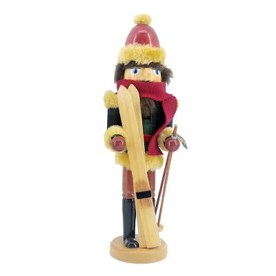 Slice of Akron 14 in. Skier Christmas Nutcracker