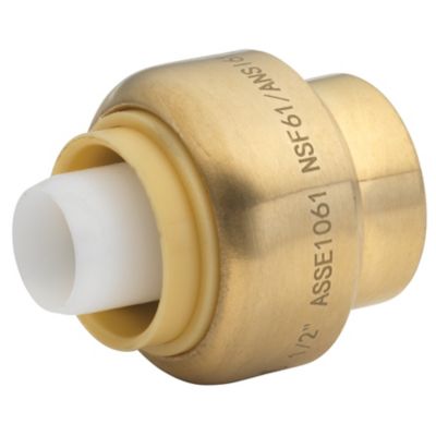 Gripwerks 1/2 in. Push-to-Connect Plumbing End Stop