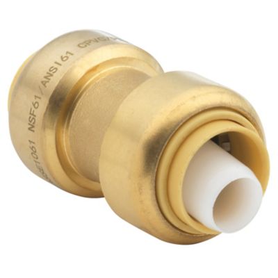 Image showing  1/2 in. x 1/2 in. Straight Coupling Push to Connect, Corrosion-Resistant