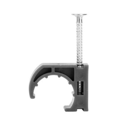 Homewerks 1/2 in. Half Clamp, Plastic, Pre-Loaded Nail, CP3 301290