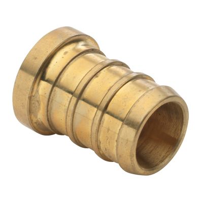 Homewerks 1/2 in. PEX Plug Fitting, Barb Brass Construction, PEX04-400