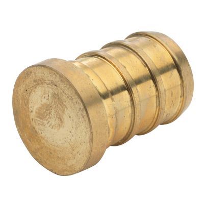 Image showing  1/2 in. PEX Plug Fitting, Barb Brass Construction