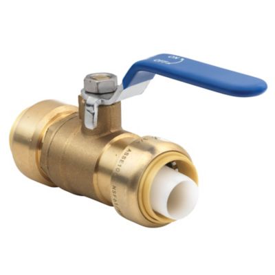 Image showing  3/4 in. Push-to-Connect Ball Valve, Quarter-Turn Operation