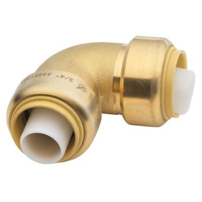 JUWO 3/4 Plumbing Fittings, 12-Pack Push to Connect Coupling, 1-Pack Tee  for PEX, Copper, CPVC Pipe, Upgraded Stiffener 