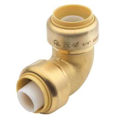 Image showing  3/4 in. x 3/4 in. Push-to-Connect Elbow, Works with PEX, PERT, Copper and CPVC