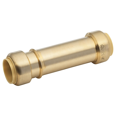 Gripwerks 3/4 in. x 3/4 in. Push-to-Connect Repair Coupling, Works with PEX, PERT, Copper and CPVC