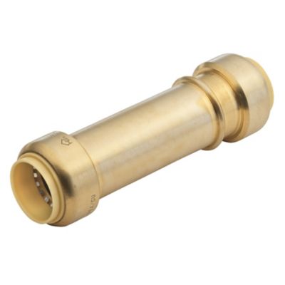 Image showing  3/4 in. x 3/4 in. Push-to-Connect Repair Coupling, Works with PEX, PERT, Copper and CPVC