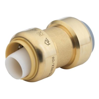 Image showing  3/4 in. x 3/4 in. Push-to-Connect Polybutylene CTS Conversion Coupling Fitting For PEX, PERT, Copper, CPVC