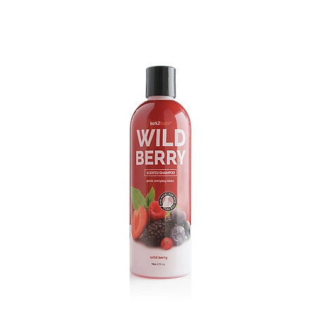 Bark 2 Basics Wild Berry Pet Shampoo, 16 oz.