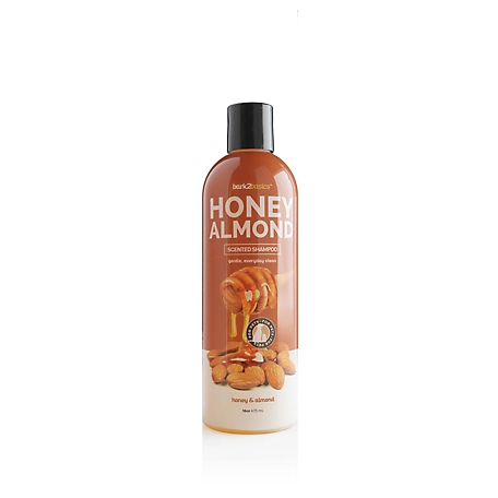 Bark 2 Basics Pet Shampoo, Honey and Almond, 16 oz.