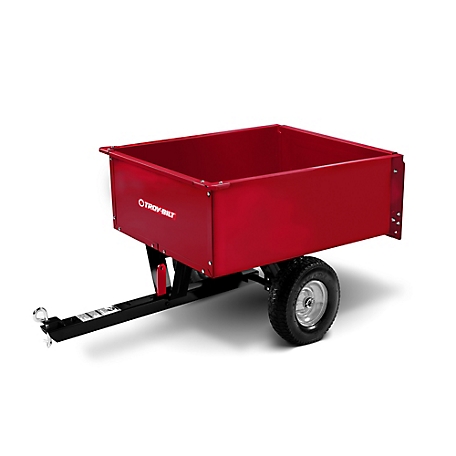 Troy-Bilt Tow Behind 9 cu. ft. Steel Dump Cart, 350 lb. Capacity