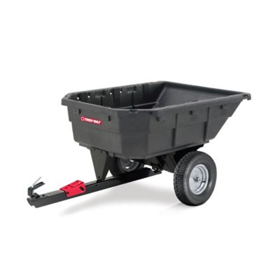 Troy-Bilt Tow Behind 15 cu. ft. Poly Swivel Dump Cart, 1,000 lb. Capacity