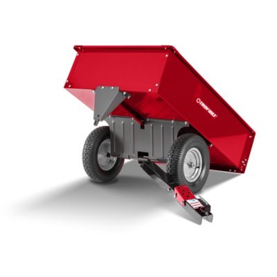 Image showing  Tow-Behind 12 cu. ft. Steel Dump Cart, 1,000 lb. Capacity