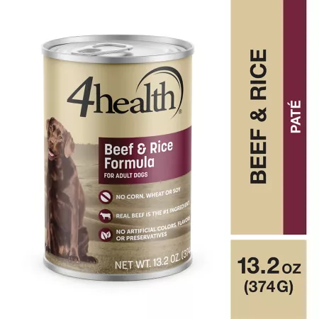 4health with Wholesome Grains All Life Stages Beef and Rice Recipe Wet Dog Food 13.2 oz Wet Dog Food