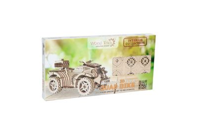 Wood Trick Quad Bike ATV Car Truck Mechanical Wood 3D Puzzle Model Assembly Kit 