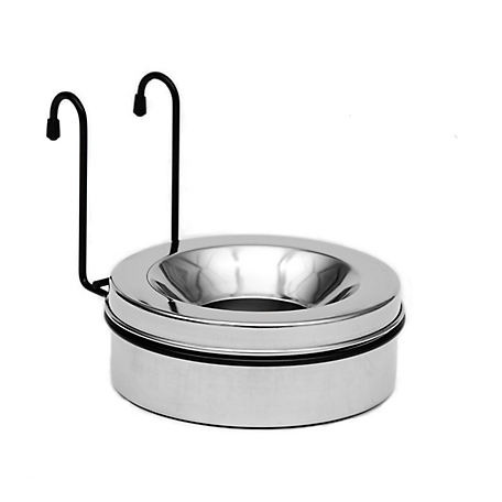 4x4 North America MIM Safe Stainless Steel Pet Water Bowl for Dogs, 5 Cups, 1-Pack