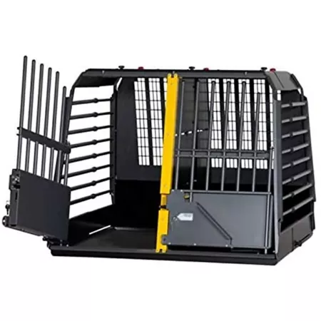 4x4 North America 32" x 28" x 45" Double Large Vehicle Dog Kennel 3G Variocage Automotive Barriers