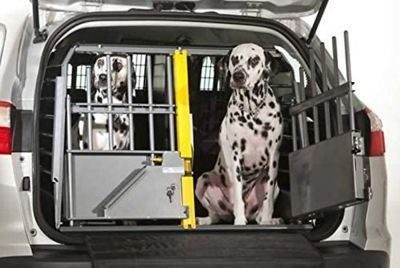 Image showing  32 in. x 28 in. x 45 in. 3G Variocage Double Large Vehicle Dog Kennel