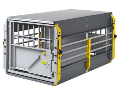 Image showing 4 th 4x4 North America Multi-Cage Single-Dog Dog Transport Kennel, Large