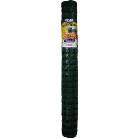 Tenax 100 ft. x 4 ft. Guardian Warning Barrier, 1.75 in. x 1.75 in. Mesh Size