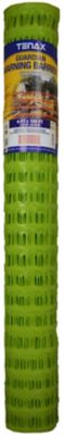Tenax 100 ft. x 4 ft. Guardian Warning Barrier, Fluorescent, 1.75 in. x 1.75 in. Mesh Size