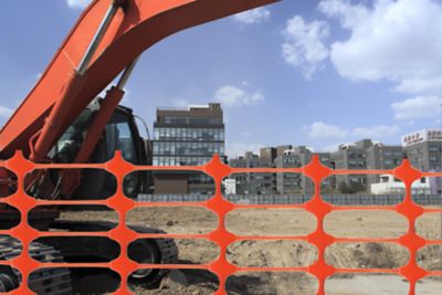 Image showing  100 ft. x 4 ft. Griffin Safety Fence, Orange