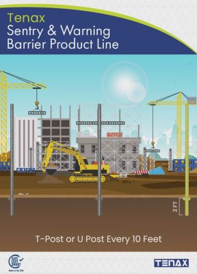 Image showing  50 ft. x 4 ft. Sentry LW Safety Fence, 100 lb. Breaking Load, 1.46 in. x 1.46 in. Mesh Size