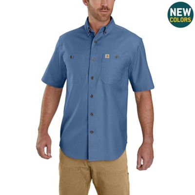 Carhartt Rugged Flex Relaxed Fit Midweight Canvas Short Sleeve Shirt –  Wiseman's Western