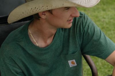 Image showing 7 th Carhartt Men's Iconic K87 Loose Fit Heavyweight Short-Sleeve Pocket T-Shirt