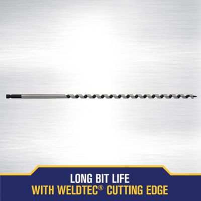 Image showing  3/8 in. x 17 in. Weldtec Ship Tubed Auger Bit