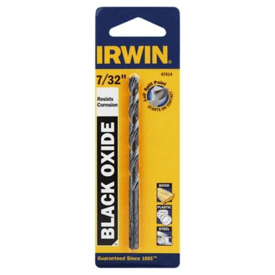 Image showing  7/32 in. HD JL 135 Degree Black Oxide Drill Bit, Carded