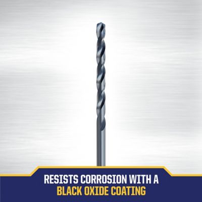 Image showing  7/32 in. HD JL 135 Degree Black Oxide Drill Bit, Carded