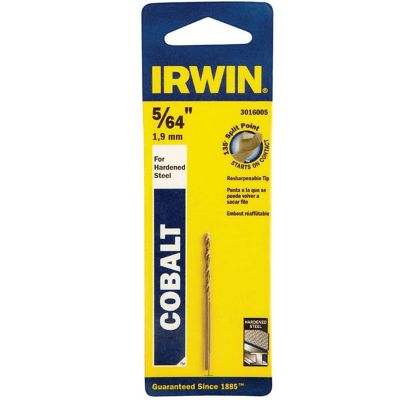 Irwin 5/64 in. x 2 in. Cobalt Alloy Steel Drill Bit