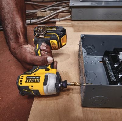 Image showing 8 th DEWALT 20V Max 1/4 in. HEX Cordless Compact Brushless Impact Driver