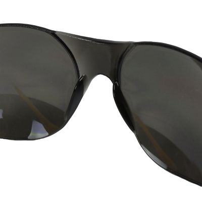 Image showing  Protector Safety Glasses, Multicolor Frame, Smoke Lens